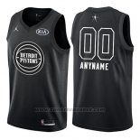 Maglia All Star 2018 Detroit Pistons Nike Personalizzate Nero