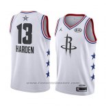 Maglia All Star 2019 Houston Rockets James Harden #13 Bianco