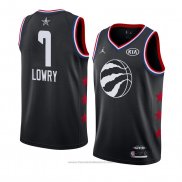 Maglia All Star 2019 Toronto Raptors Kyle Lowry #1 Nero