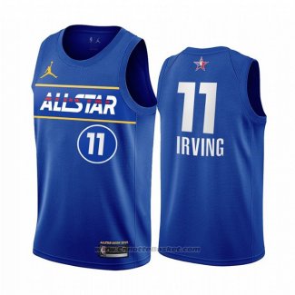 Maglia All Star 2021 Brooklyn Nets Kyrie Irving #11 Blu