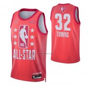 Maglia All Star 2022 Minnesota Timberwolves Karl-Anthony Towns #32 Granato