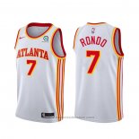 Maglia Atlanta Hawks Rajon Rondo #7 Association 2020-21 Bianco