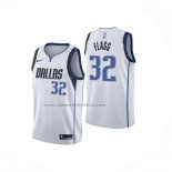 Maglia Bambino Dallas Mavericks Cooper Flagg No 32 Association 2025-26 Bianco