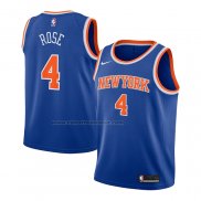 Maglia Bambino New York Knicks Derrick Rose #4 Icon Blu
