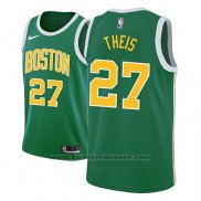 Maglia Boston Celtics Daniel Theis #27 Earned 2018-19 Verde