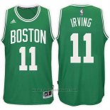 Maglia Boston Celtics Kyrie Irving #11 Bianco Verde