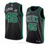 Maglia Boston Celtics Walter Lemon Jr #45 Statement 2018 Nero