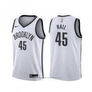 Maglia Brooklyn Nets Donta Hall #45 Association 2020 Bianco