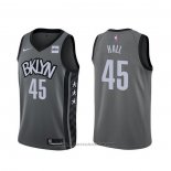 Maglia Brooklyn Nets Donta Hall #45 Statement 2020 Grigio