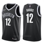 Maglia Brooklyn Nets Joe Harris #12 Icon 2017-18 Nero