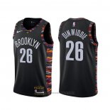 Maglia Brooklyn Nets Spencer Dinwiddie #26 Citta Nero