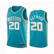 Maglia Charlotte Hornets Gordon Hayward #20 Citta 2023-24 Verde