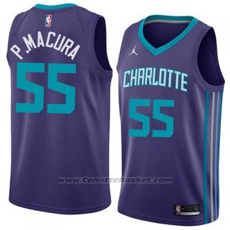 Maglia Charlotte Hornets J. P.macura #55 Statement 2018 Viola