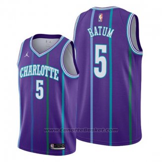 Maglia Charlotte Hornets Nicolas Batum #5 Classic 2019-20 Viola