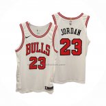 Maglia Chicago Bulls Michael Jordan #23 Association Autentico Bianco