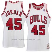 Maglia Chicago Bulls Michael Jordan #45 Retro Bianco