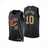 Maglia Cleveland Cavaliers Darius Garland No 10 Statement 2024-25 Nero