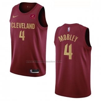 Maglia Cleveland Cavaliers Evan Mobley NO 4 Icon 2022-23 Rosso