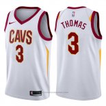 Maglia Cleveland Cavaliers Isaiah Thomas #3 2017-18 Bianco