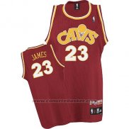 Maglia Cleveland Cavaliers LeBron James #23 Retro 2008 Rosso