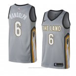 Maglia Cleveland Cavaliers Levi Randolph #6 Citta 2018 Grigio