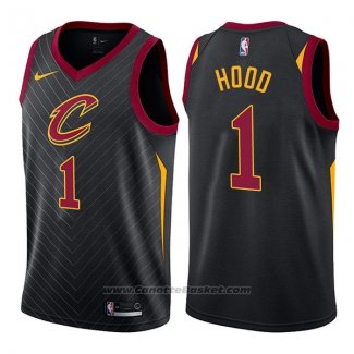 Maglia Cleveland Cavaliers Rodney Hood #1 Statement 2017-18 Nero