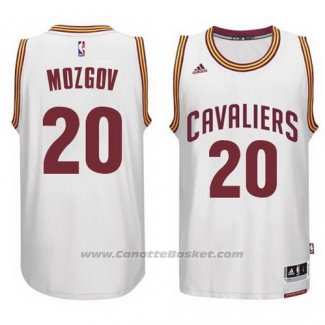 Maglia Cleveland Cavaliers Timofey Mozgov #20 2015 Bianco