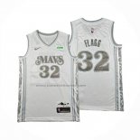 Maglia Dallas Mavericks Cooper Flagg No 32 City 2024-25 Bianco