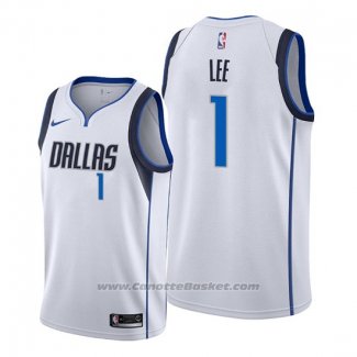 Maglia Dallas Mavericks Courtney Lee #1 Association Bianco