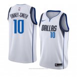 Maglia Dallas Mavericks Dorian Finney-smith #10 Association 2018-19 Bianco