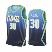 Maglia Dallas Mavericks Seth Curry #30 Citta Edition Blu