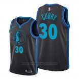 Maglia Dallas Mavericks Seth Curry #30 Citta Nero