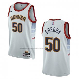 Maglia Denver Nuggets Aaron Gordon #50 Citta 2022-23 Bianco