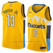 Maglia Denver Nuggets Michael Porter Jr. #13 Association 2017-18 Bianco