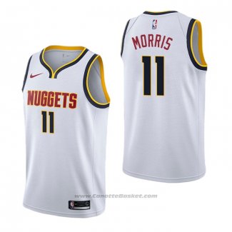 Maglia Denver Nuggets Monte Morris #11 Association Bianco