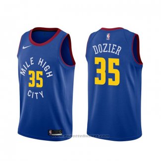 Maglia Denver Nuggets P.j. Dozier #35 Statement Blu