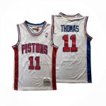 Maglia Detroit Pistons Isiah Thomas No 11 Mitchell & Ness 1988-89 Bianco