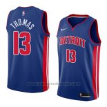 Maglia Detroit Pistons Khyri Thomas #13 Icon 2018 Blu