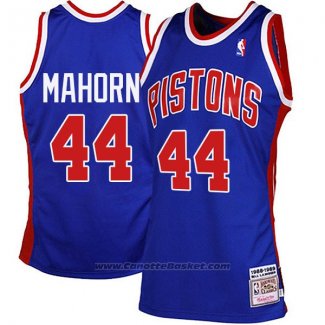 Maglia Detroit Pistons Rick Mahorn #44 Retro Blu