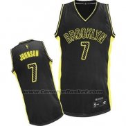 Maglia Elettricita Moda Brooklyn Nets Joe Johnson #7 Nero