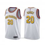 Maglia Golden State Warriors Alec Burks #20 Classic Bianco