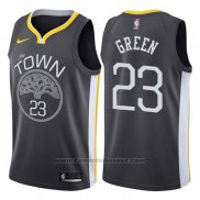 Maglia Golden State Warriors Draymond Green #23 Statement 2017-18 Nero