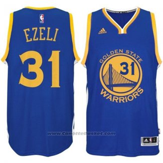 Maglia Golden State Warriors Festus Ezeli #31 Blu