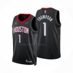 Maglia Houston Rockets Amen Thompson No 1 Statement 2025-26 Nero