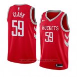 Maglia Houston Rockets Gary Clark #59 Icon 2018 Rosso