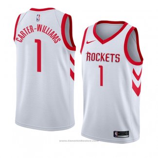 Maglia Houston Rockets Michael Carter Williams #1 Association 2017-18 Bianco