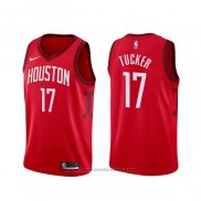 Maglia Houston Rockets P.j. Tucker #4 Icon 2017-18 Rosso