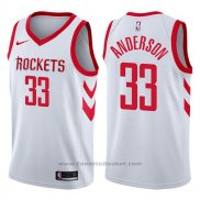 Maglia Houston Rockets Ryan Anderson #33 Swingman Association 2017-18 Bianco