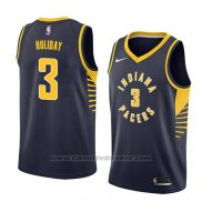 Maglia Indiana Pacers Aaron Holiday #3 Icon 2018 Blu