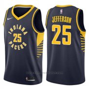 Maglia Indiana Pacers Al Jefferson #25 Icon 2017-18 Blu